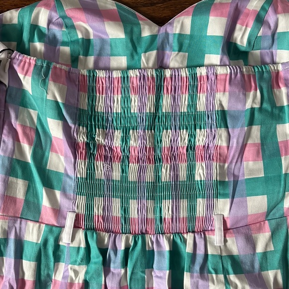 Collectif Monica Candy Gingham pencil dress, 16 - Picture 6 of 12